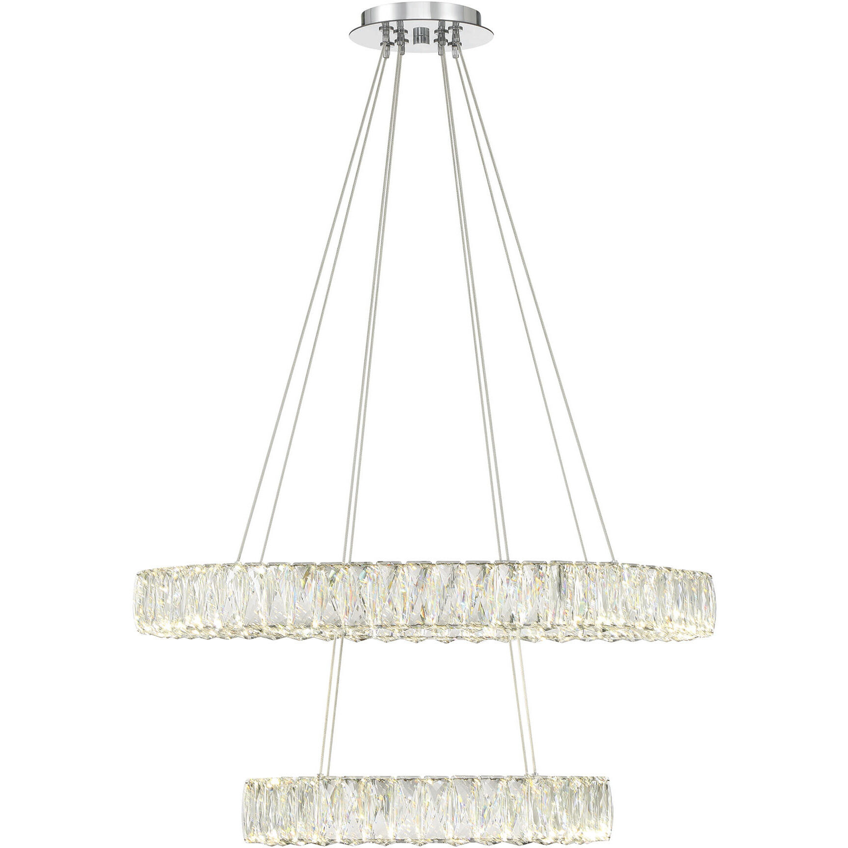 Dickinson 1 Light 28 inch Chrome Pendant Ceiling Light