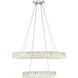 Dickinson 1 Light 28 inch Chrome Pendant Ceiling Light