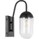 Malta 1 Light 4.8 inch Black Wall sconce Wall Light