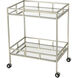 Napier Nickel Bar Cart