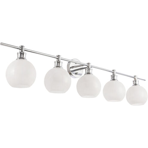Syracuse 5 Light 47 inch Chrome Wall sconce Wall Light