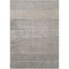 Newburgh 114.17 X 78.74 inch Silver Gray/Gray/Ivory Machine Woven Rug, Rectangle