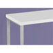 Ramapo 47 X 24 inch White and Silver Computer Desk