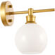 Syracuse 1 Light 6 inch Brass Wall sconce Wall Light