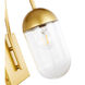 Malta 1 Light 4.8 inch Brass Wall sconce Wall Light