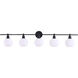 Syracuse 5 Light 47 inch Black Wall sconce Wall Light