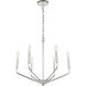 Geneseo 6 Light 22 inch Chrome Pendant Ceiling Light