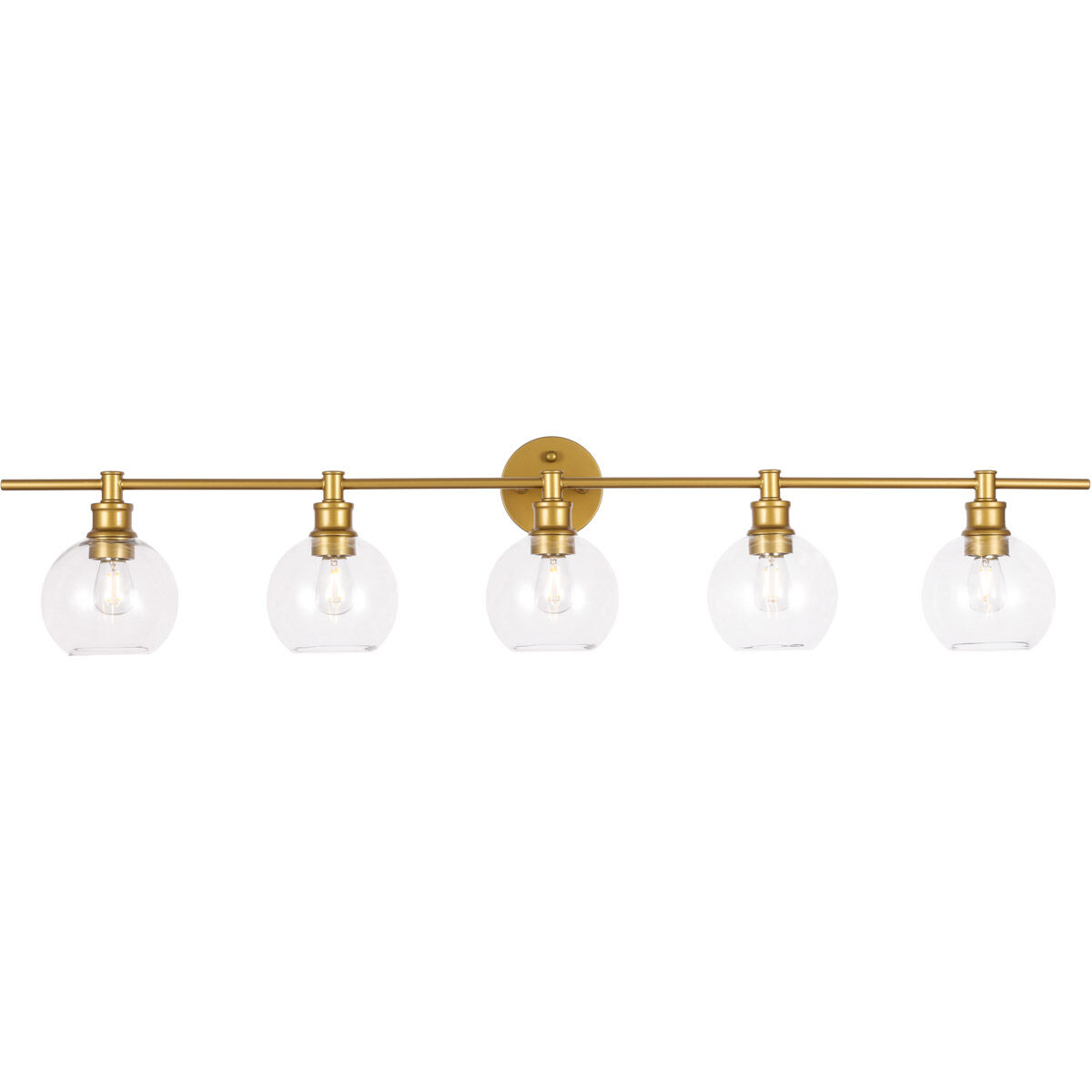 Syracuse 5 Light 47 inch Brass Wall sconce Wall Light