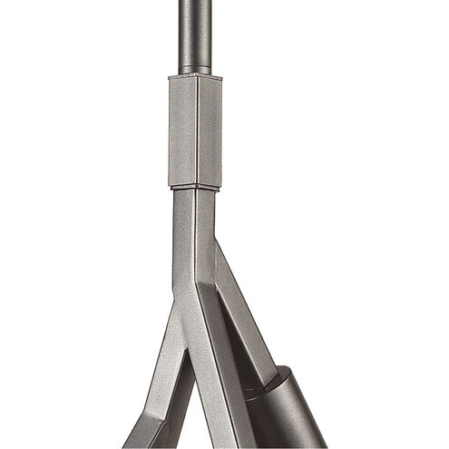 Sweden 6 Light 14 inch Dark Graphite Chandelier Ceiling Light