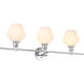 Rochester 3 Light 28 inch Chrome Wall sconce Wall Light