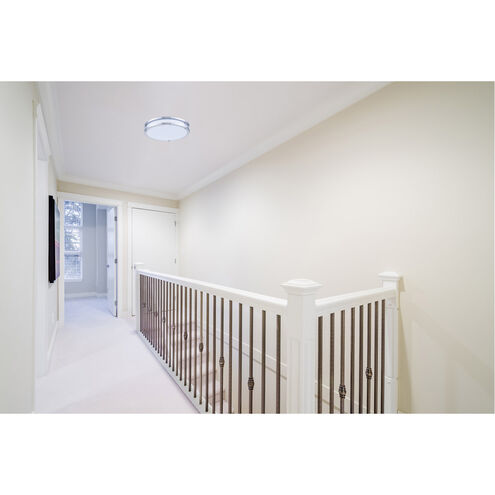 Trafford LED 16 inch Polished Nickel Flush Mount Ceiling Light