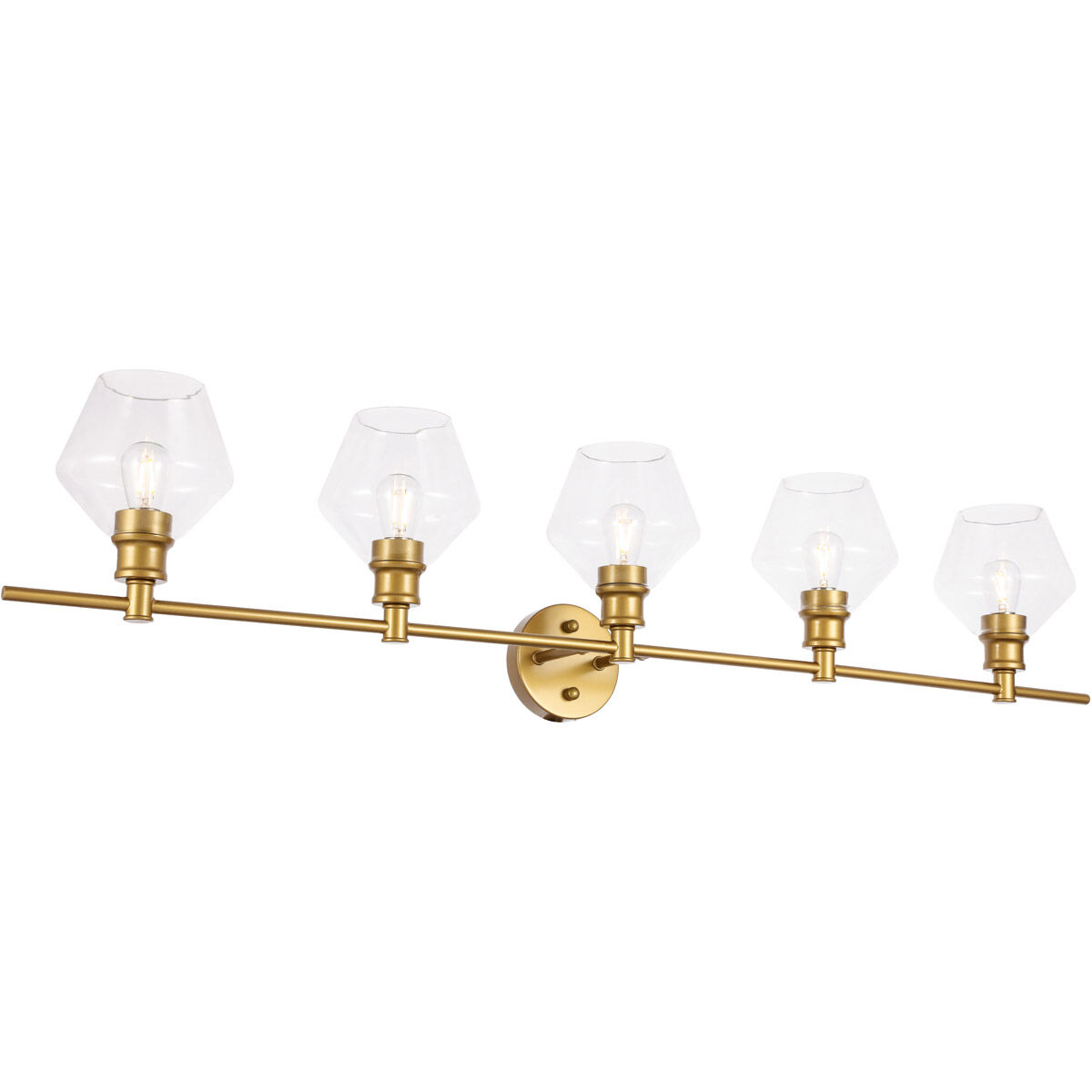 Rochester 5 Light 47 inch Brass Wall sconce Wall Light