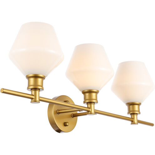 Rochester 3 Light 28 inch Brass Wall sconce Wall Light