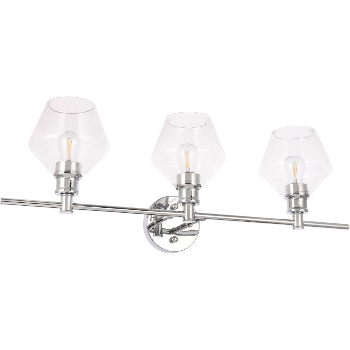 Rochester 3 Light 28 inch Chrome Wall sconce Wall Light