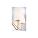Lumenfold Five-Cone ChandelierLumenfold 5 Light 25.75 inch Natural Brass Chandelier Ceiling Light