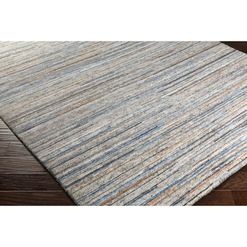 Croghan 132 X 96 inch Light Gray Rug, Rectangle