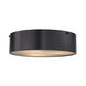 Minersville 3 Light 16 inch Oil Rubbed Bronze Flush Mount Ceiling Light