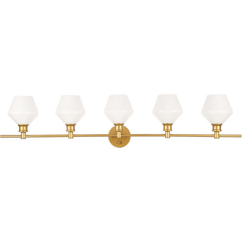 Rochester 5 Light 47 inch Brass Wall sconce Wall Light