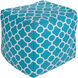 Buffalo 18 inch Blue Pouf