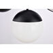 Oyster Bay 7 Light 18 inch Black Pendant Ceiling Light