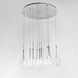 Collier LED 22.75 inch Polished Chrome Single Pendant Ceiling Light
