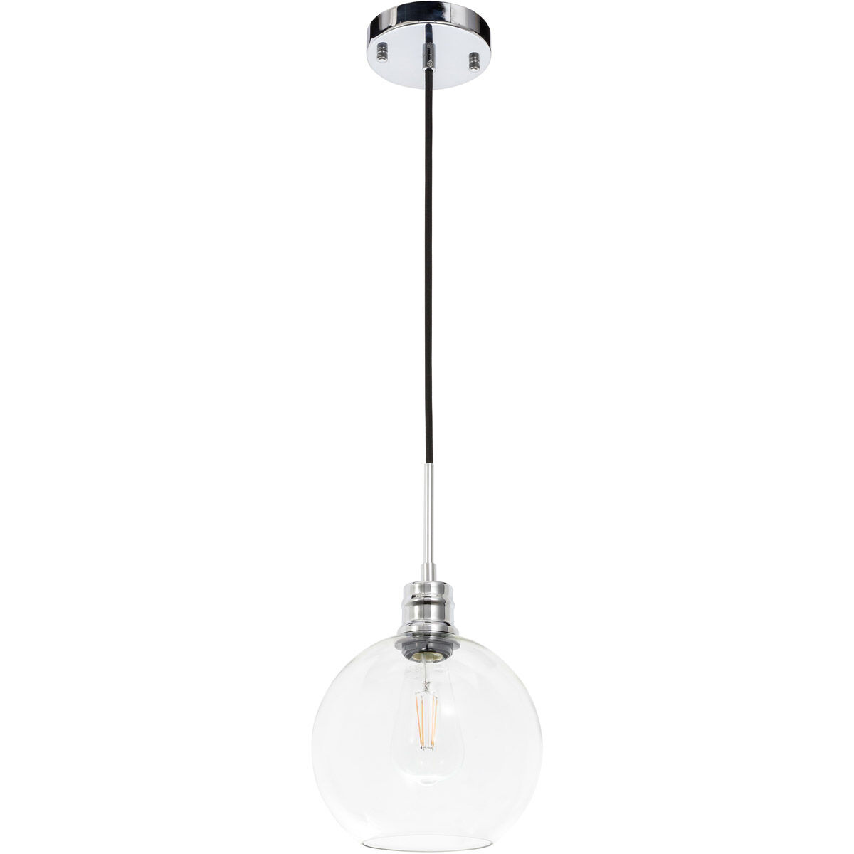 Rensselaer 1 Light 8 inch Chrome Pendant Ceiling Light