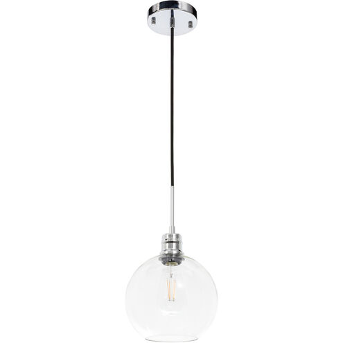 Rensselaer 1 Light 8 inch Chrome Pendant Ceiling Light