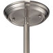 Pittsburgh 1 Light 13 inch Satin Nickel Pendant Ceiling Light