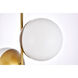 Oyster Bay 2 Light 8 inch Brass Pendant Ceiling Light