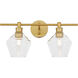 Rochester 2 Light 19 inch Brass Wall sconce Wall Light