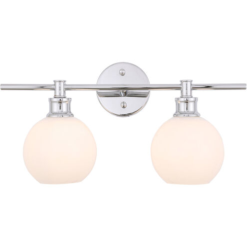 Syracuse 2 Light 19 inch Chrome Wall sconce Wall Light