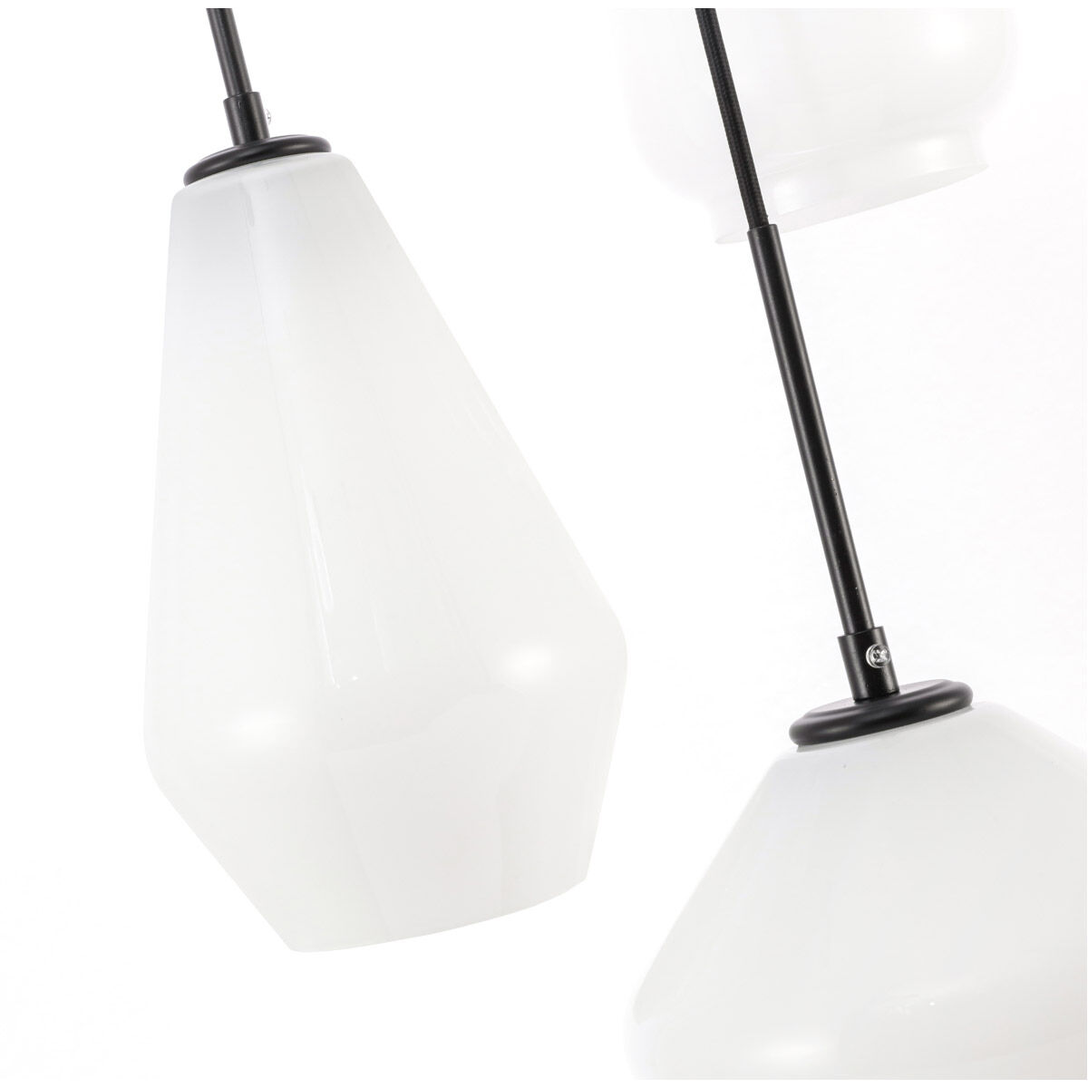 Rochester 3 Light 17 inch Black Pendant Ceiling Light