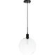 Rensselaer 1 Light 13 inch Black Pendant Ceiling Light