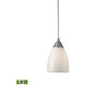 Perinton LED 5 inch Satin Nickel Mini Pendant Ceiling Light