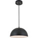 Scotland 1 Light 12 inch Black Pendant Ceiling Light