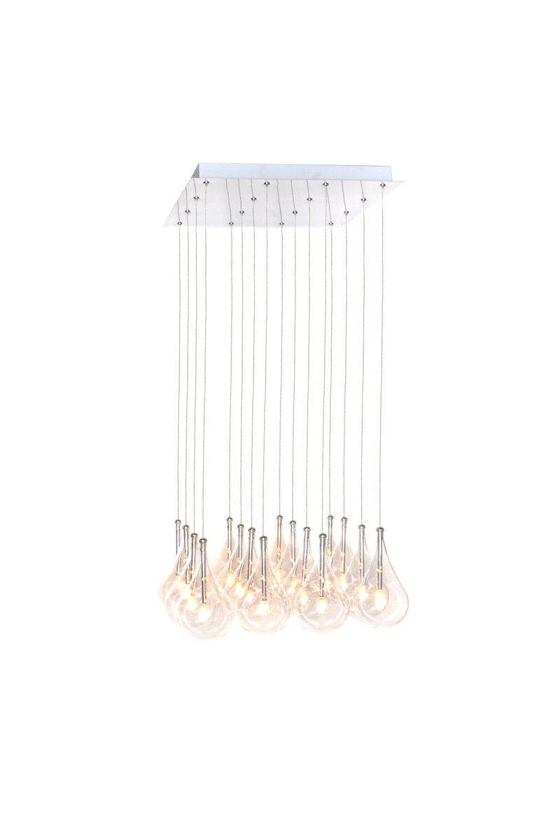 Albion 16 Light 19 inch Polished Chrome Multi-Light Pendant Ceiling Light