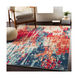 Chippewa 88 X 63 inch Bright Red/Navy/Saffron/Burnt Orange/Teal/Taupe Rugs, Rectangle