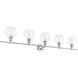 Syracuse 5 Light 47 inch Chrome Wall sconce Wall Light