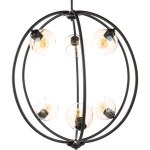 Fenner 6 Light 32 inch Black Pendant Ceiling Light