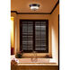 Erie 2 Light 13 inch Oil Rubbed Bronze Flush Mount Ceiling Light