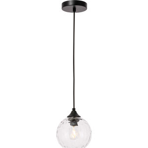 Womelsdorf 1 Light 6 inch Black Pendant Ceiling Light