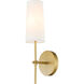 Brandywine 1 Light 5 inch Brass Wall sconce Wall Light