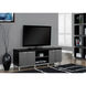 Vestal 60 inch Black and Grey TV Stand