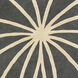 Philadelphia 48 inch Charcoal Rug, Round