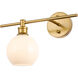 Syracuse 1 Light 14.7 inch Brass Wall sconce Wall Light, Left