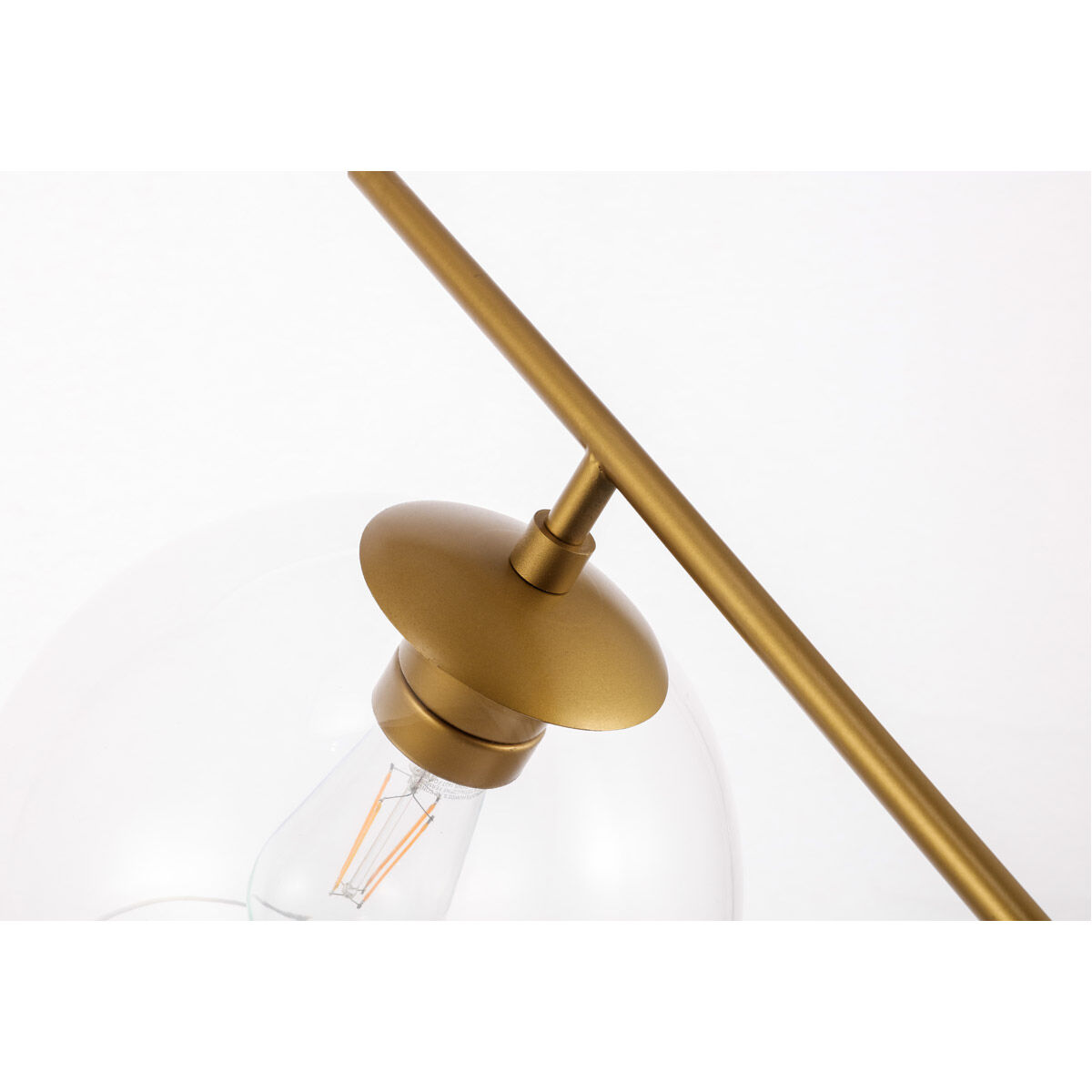 Monroe 1 Light 10 inch Brass Pendant Ceiling Light