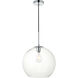 Huntington 1 Light 14 inch Chrome Pendant Ceiling Light