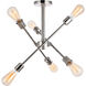 Newtown 6 Light 17 inch Polished Nickel Flush Mount Ceiling Light