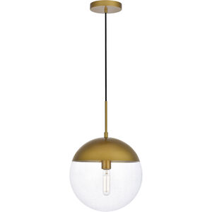 Oyster Bay 1 Light 12 inch Brass Pendant Ceiling Light