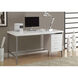 Ramapo 60 X 30 inch White and Silver Computer Desk
